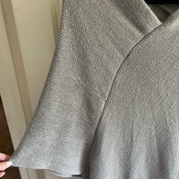 Poncho with Sparkles and Fringe Pale Lavender - Picture 3 of 5